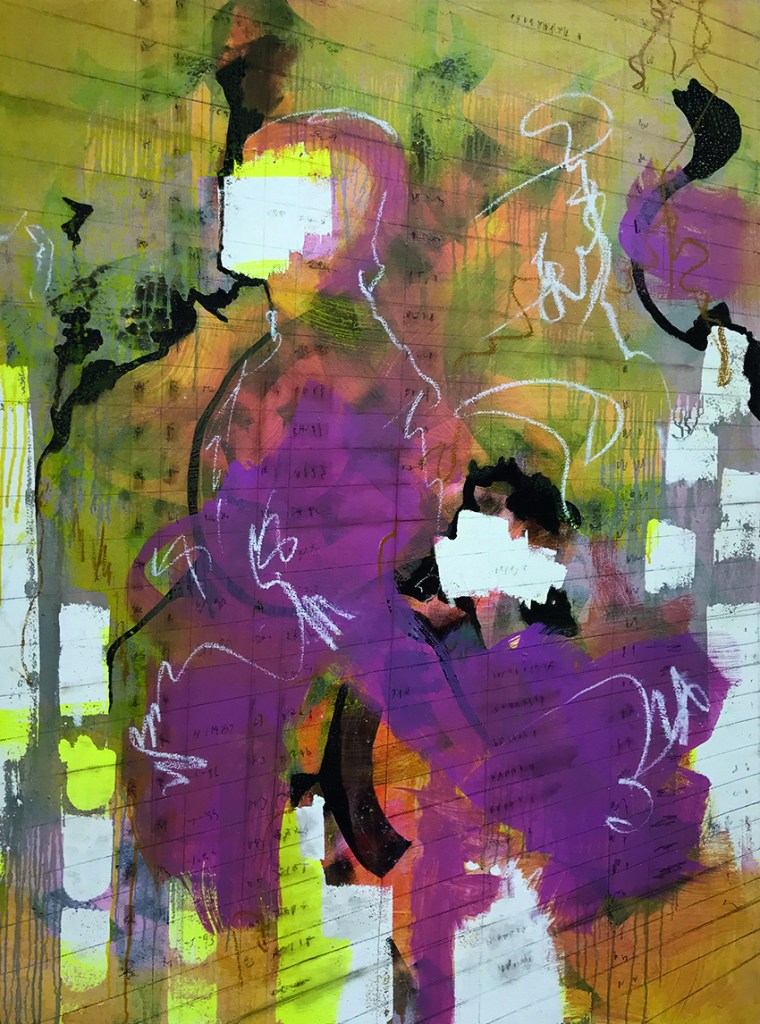 vision | mixed media on canvas | 120 x 95 cm